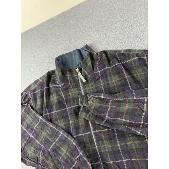 Masters Other - Masters Collection Jacket Men's XL Green Golf Plaid Reversible Hooded‎ Softshell